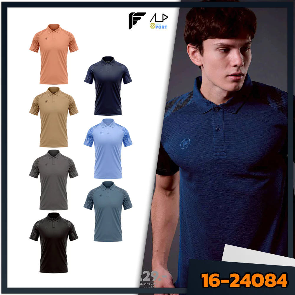 💥ลดโหดเหมือนโกรธใคร!💥PEGAN เสื้อโปโลพิมพ์ลาย เฉดสีใหม่ รหัส 16-24084 ของเเท้ 100