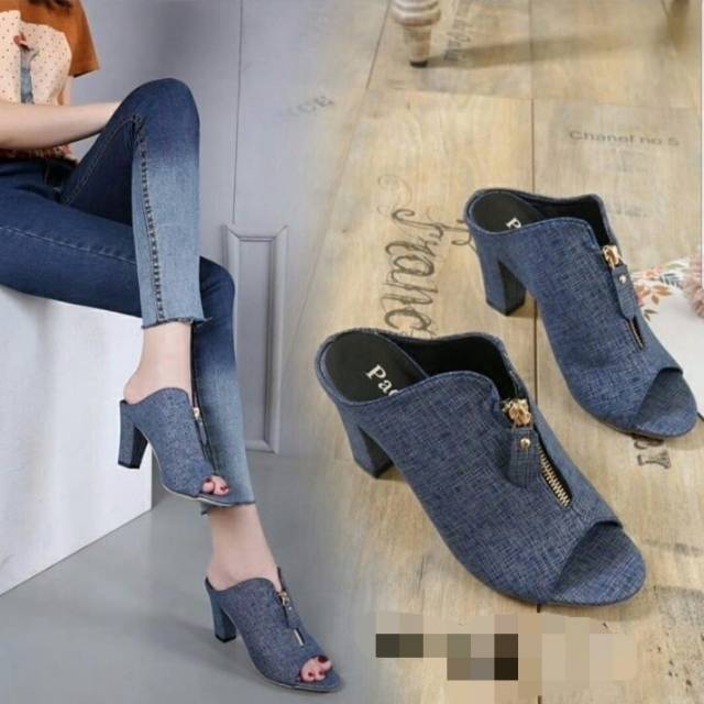 YD2 Qanita Chunky Heels สําหรับผู้หญิง