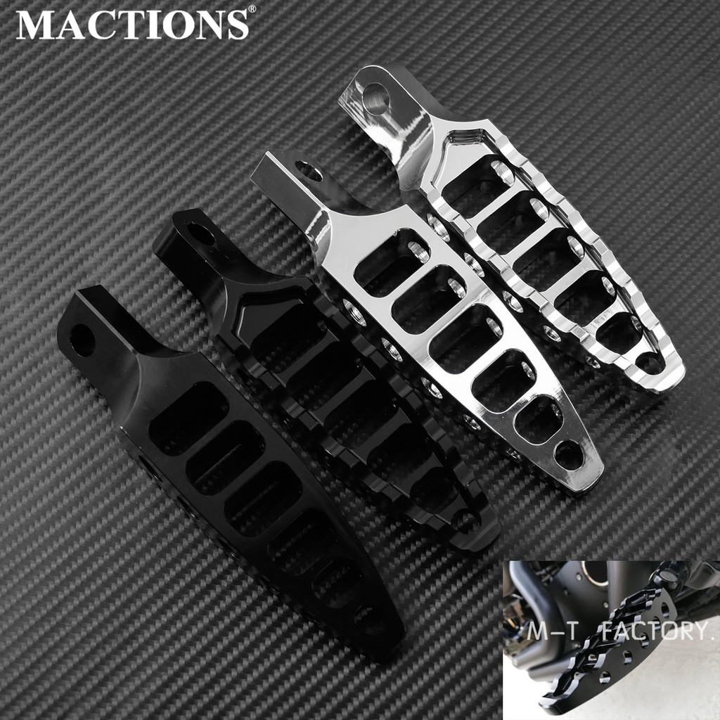 P-2PCS Motorcycle CNC 45 Degree Male-Mount Footrest Footpegs Foot Pegs For Harley Sportster 883 1200