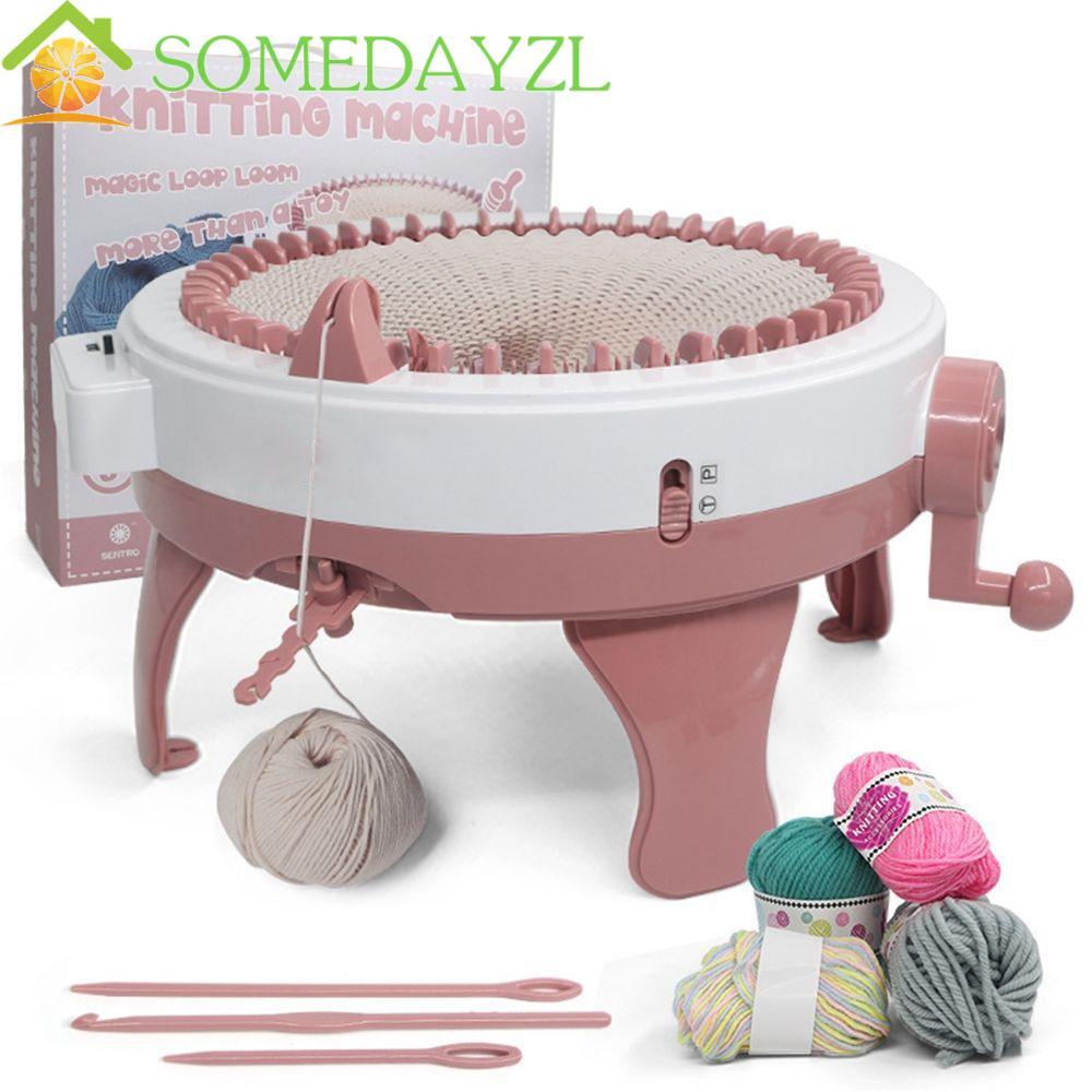 SOMEDAYZL ถักผ้าวูล|Knit Loom สิ่งประดิษฐ์ขี้เกียจ Play House Toy Hand-Loom เด็กเสื้อกันหนาวหมวกถัก 