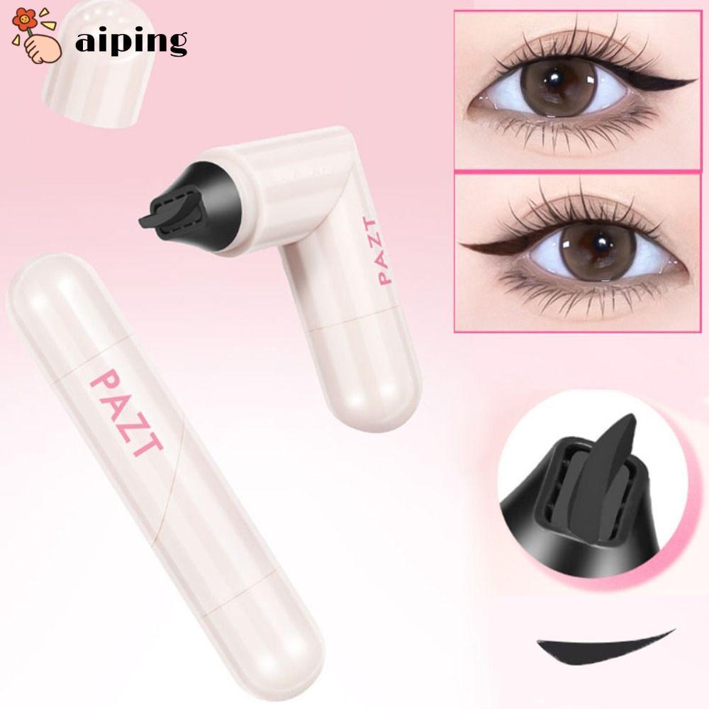 AIPING Eye Liner Stamp, Long Lasting Black Color Eyeliner Stamp Pen