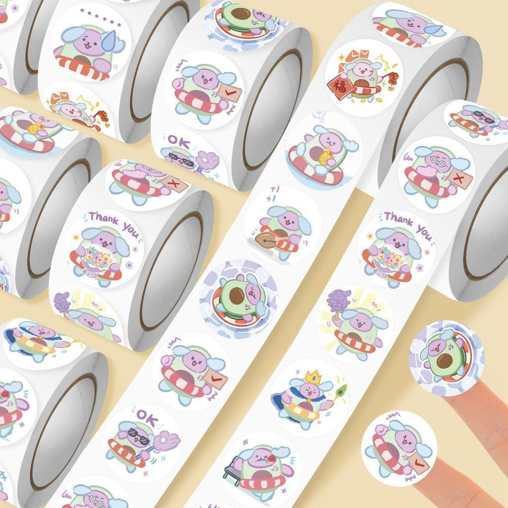ขายร้อน 500 สติกเกอร์ avecean Roll สติกเกอร์ Awo Shen jimmysea Jimmy Haittha GMM ตุ๊กตาโทรศัพท์มือถื