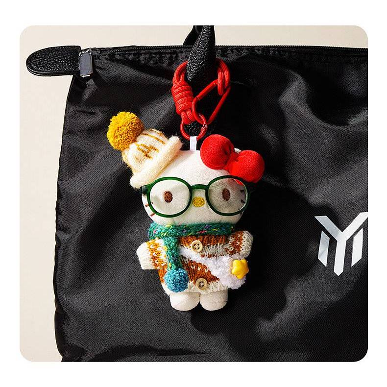 Korean Style Plush Bag Pendant Sanrio Fashion Play Pendant Cute Cartoon Bag Decorative Pendant F5q9