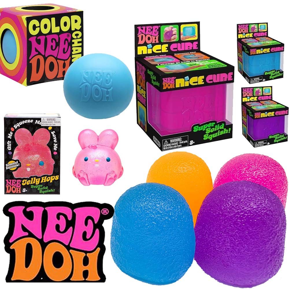 NeeDoh Nice Ice Baby Solid ความวิตกกังวลบรรเทาของเล่น Creative Squishy Cube Fidget ของเล่นสําหรับของขวัญเด็ก