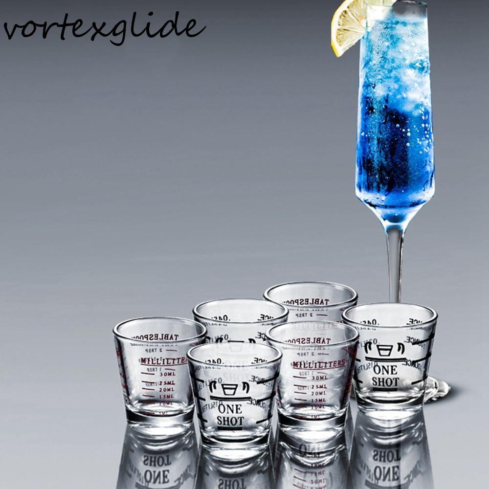 VORTEXGLIDE Jigger Coffee with Scale 1.5oz/45ml แก้วช็อตทนความร้อน