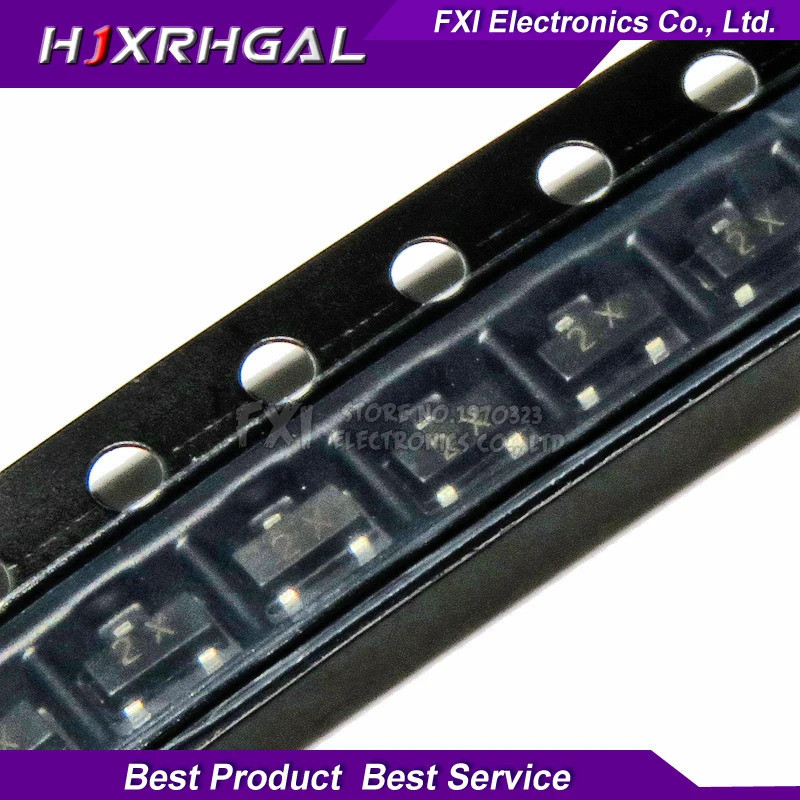 100pcs MMBT4401LT1G MMBT4401 SOT23 SOT23-3 SOT SMD 2X 40V 600mA ทรานซิสเตอร์ใหม่เดิม