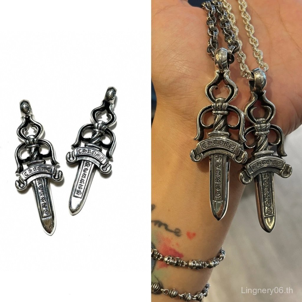 สร้อยคอ Chrome Hearts รุ่นเปิดอิสระ ทำจากเงินสเตอร์ลิง
