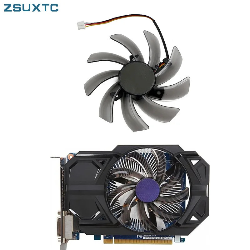 ซ.ล 95มม. ที129215SM Cooler พัดลมใช้สําหรับ Gigabyte HD 7770 Radon GT 640 GTX 550 650 660 650Ti 750 