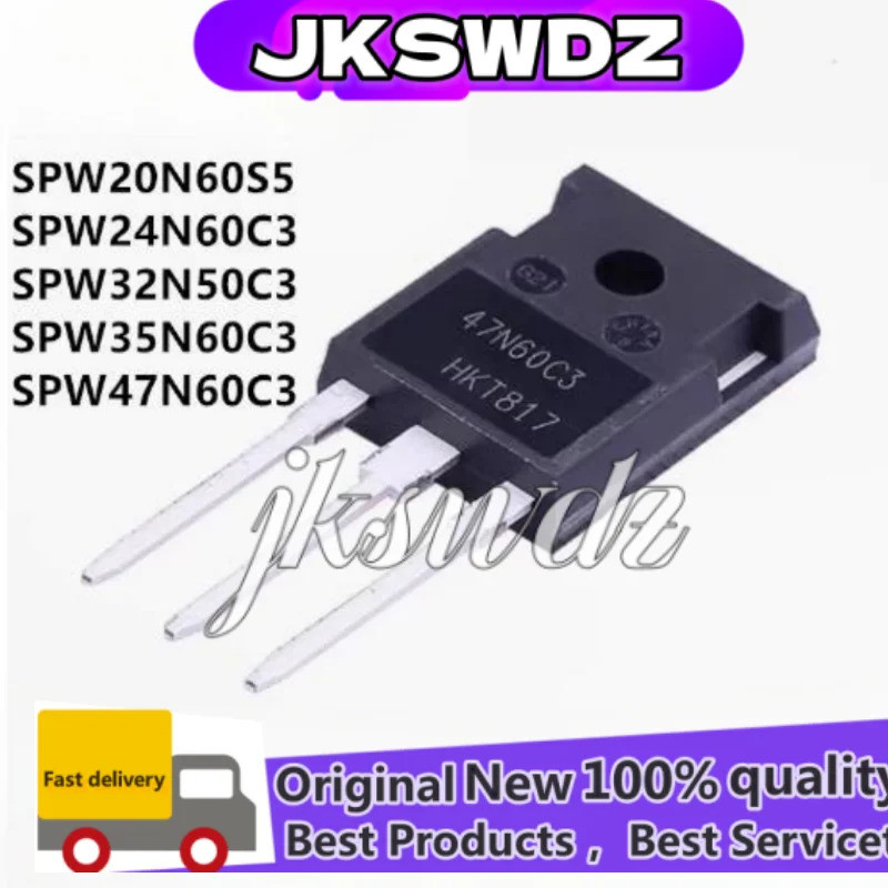 1-5 ชิ้น/ล็อตใหม่ SPW20N60S5 SPW24N60C3 SPW32N50C3 SPW35N60C3 SPW47N60C3 20N60S5 24C3C3 ชิป IGBT 32C