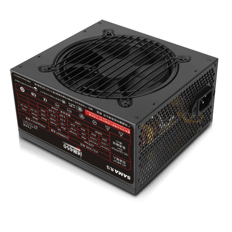 ม้าตัวแรก SAMA นักฆ่า430/650 ได้รับการประเมิน300W/500W/650W/700W650W แหล่งจ่ายไฟสำหรับคอมพิวเตอร์ตั้
