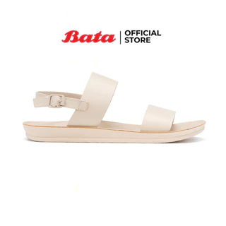 Bata บาจา รองเท้ารัดส้นแฟชั่น ส้นแบน สำหรับผู้หญิง รุ่น LEO สีดำ 5316382 สีเบจ 5318382