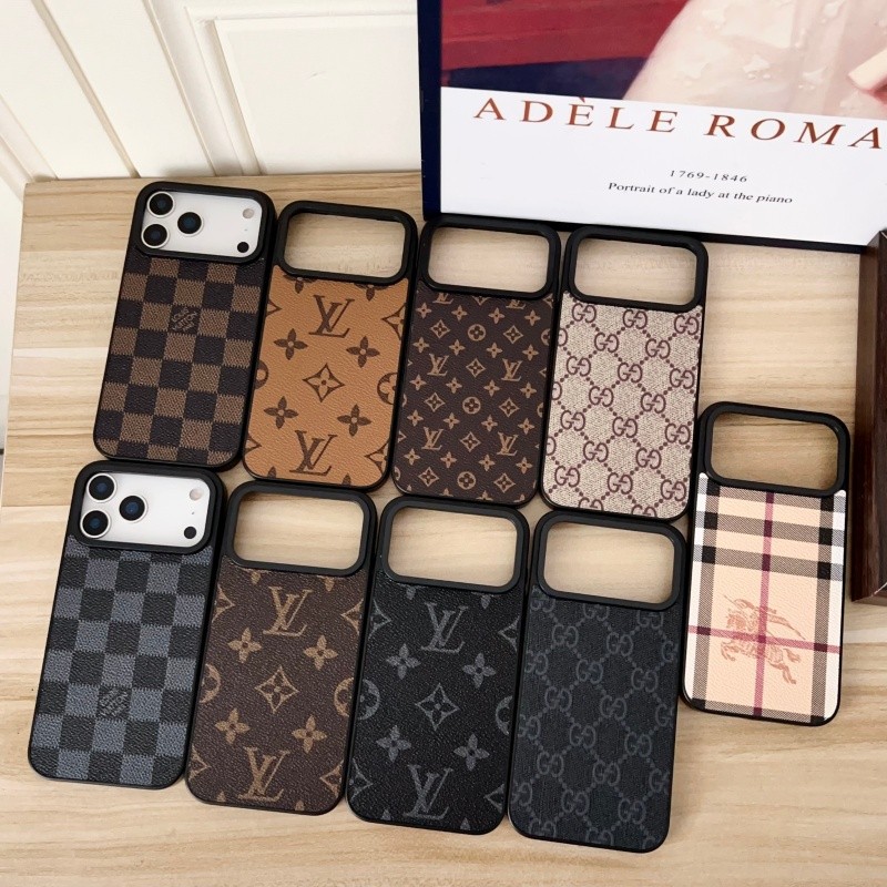 ป้ายแบรนด์ใหญ่คลาสสิก iphone 13 pro max 14 Pro Max 12 pro max case iphone 13 11 12 14 14 pro 13 pro 14 plus 11 pro max case หนังกันกระแทก