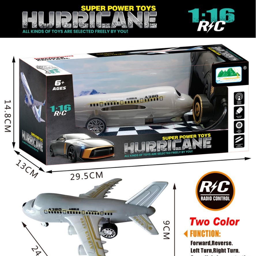 Cross-Border DHgate Popular Children1:16Five-way Electric Remote Control Simulation Airplane Model P