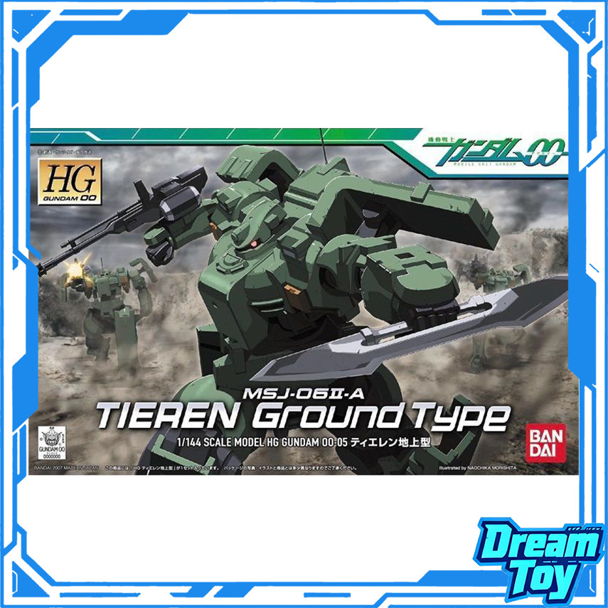 Bandai HG MSJ-06II-A Tieren Ground Type – Mobile Suit Gundam 00 Model Kit (1/144 Scale) | แอ็คชั่นฟิ