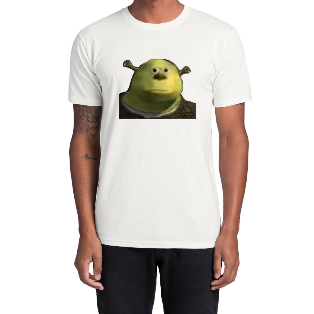 SHREK 2 DESIGN MEME COTTON SHIRT DESIGN(โลโก้ FRONT เท่านั้น) 16+
