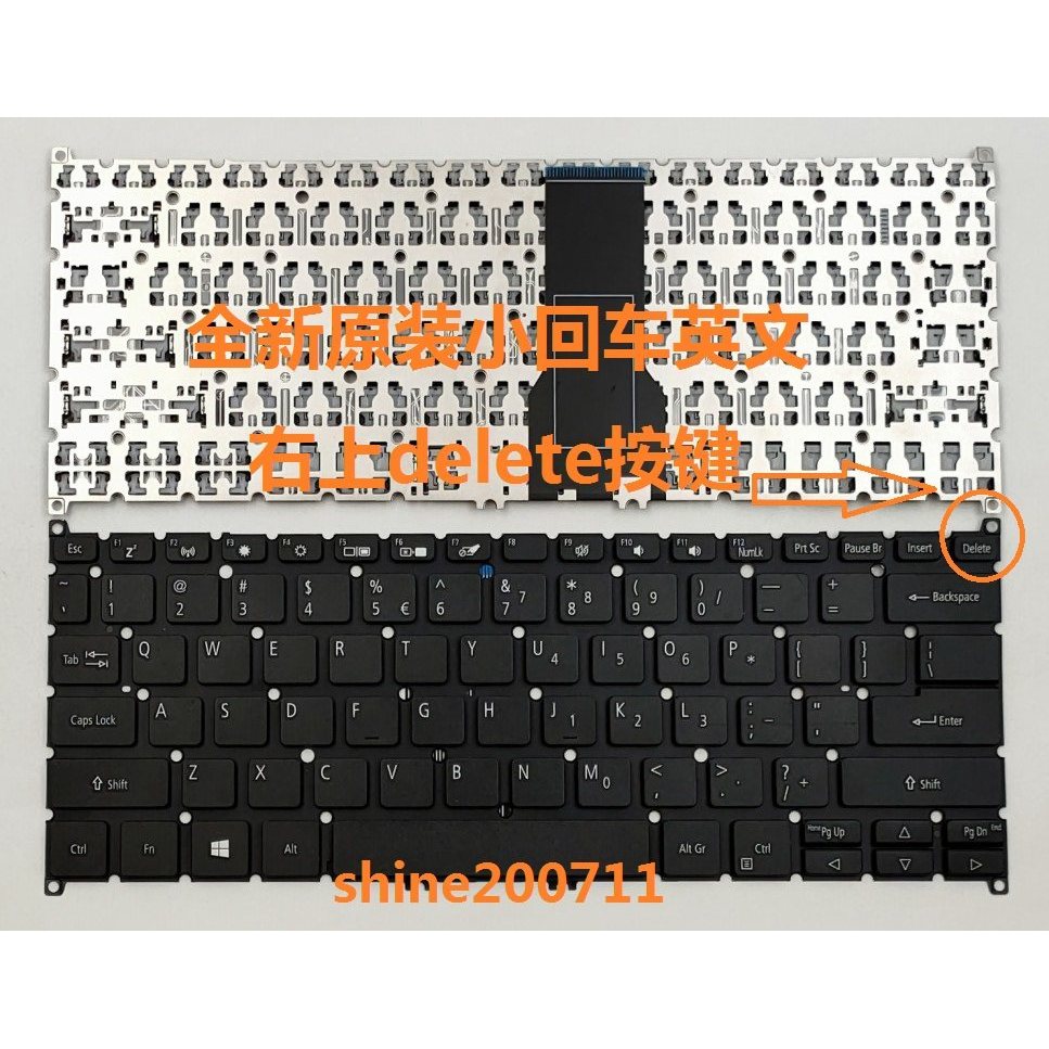 คีย์บอร์ด Acer Spin5 SP513-51/52N/NP/53N SF114-32 SP314 N19P1 N18H1