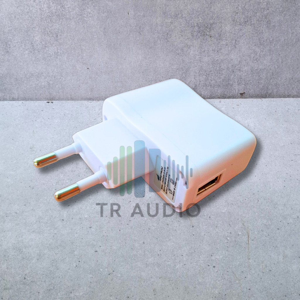 5V 500mA หัวชาร์จ USB สีขาวอินพุตสากล 110V 240V เอาต์พุต 5V DC 500mA