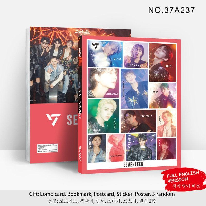 อัลบั้มรูป SEVENTEEN HEAVEN อัลบั้มใหม่ Photo Yoon Jing Han Wen Junhui Xu Minghao Basha นิตยสารผู้ชา