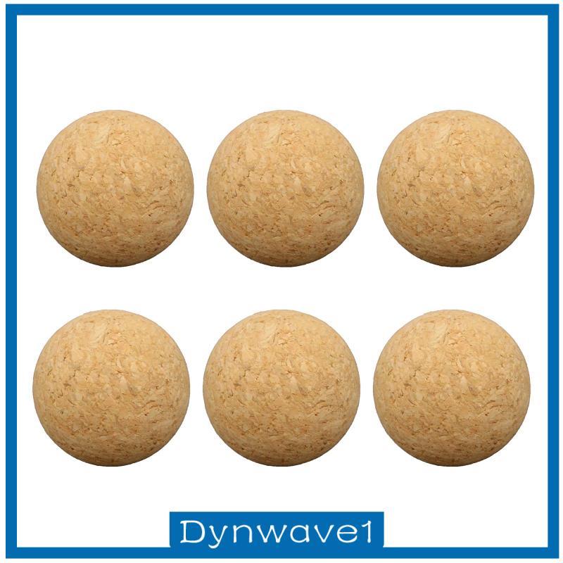 [Dynwave1] 6x Table Football Cork Table ไม้ฟุตบอล Foosball 36mm Table Soccer Accessories
