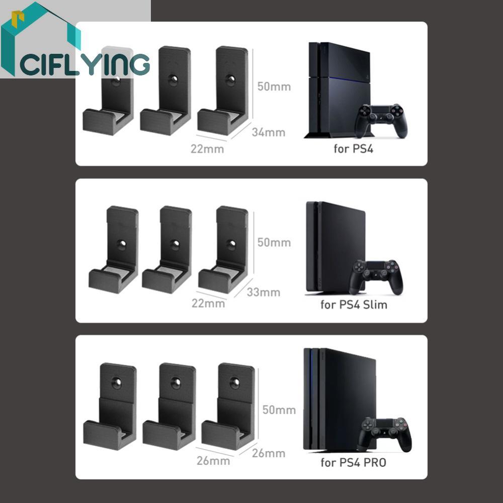 Wall Mount Storage Rack Space Saver สําหรับ PS4/PS4 Pro/PS4 Slim อุปกรณ์เสริม [Ciflying.th]
