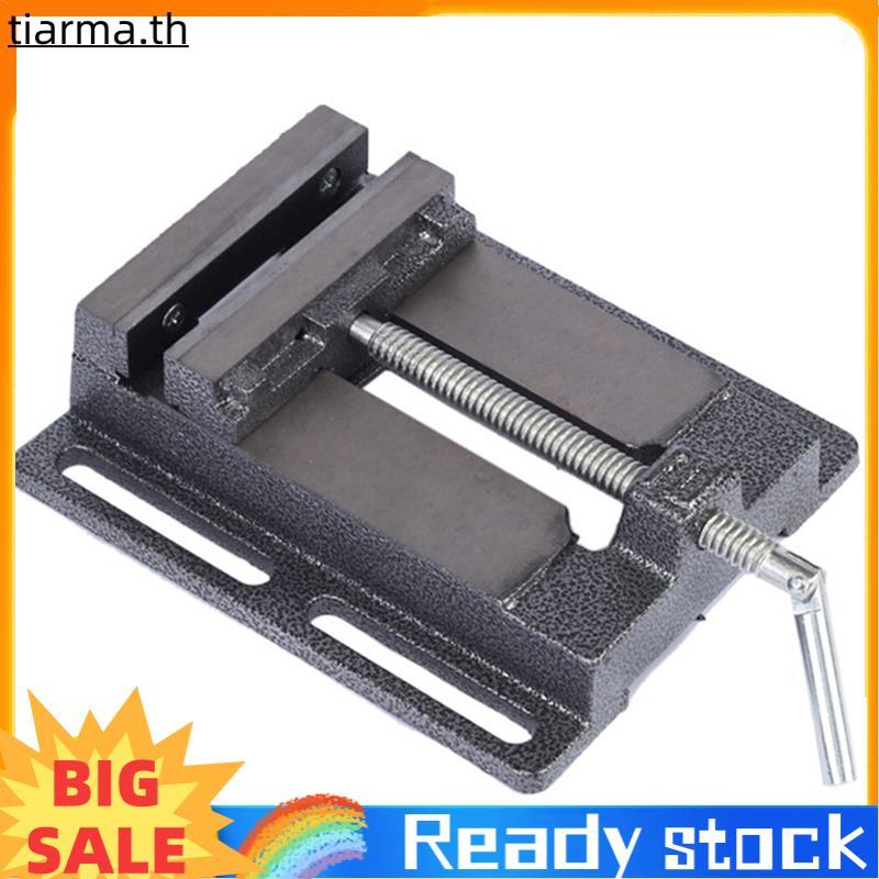 TIARMA เหล็กหล่ออเมริกันคีมแบน Bench Clamp ม้านั่งคงที่รอง Bench Clamp Vice