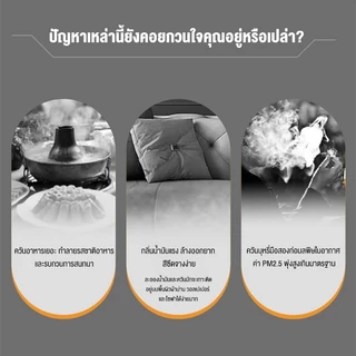 LENODI เครื่องดูดควันไฟฟ้าแบบพกพา ที่ดูดควันพกพา ชาร์จ USB พร้อมตัวกรอง เหมาะสำหรับการตั้งแคมป์และปิ้งย่าง
