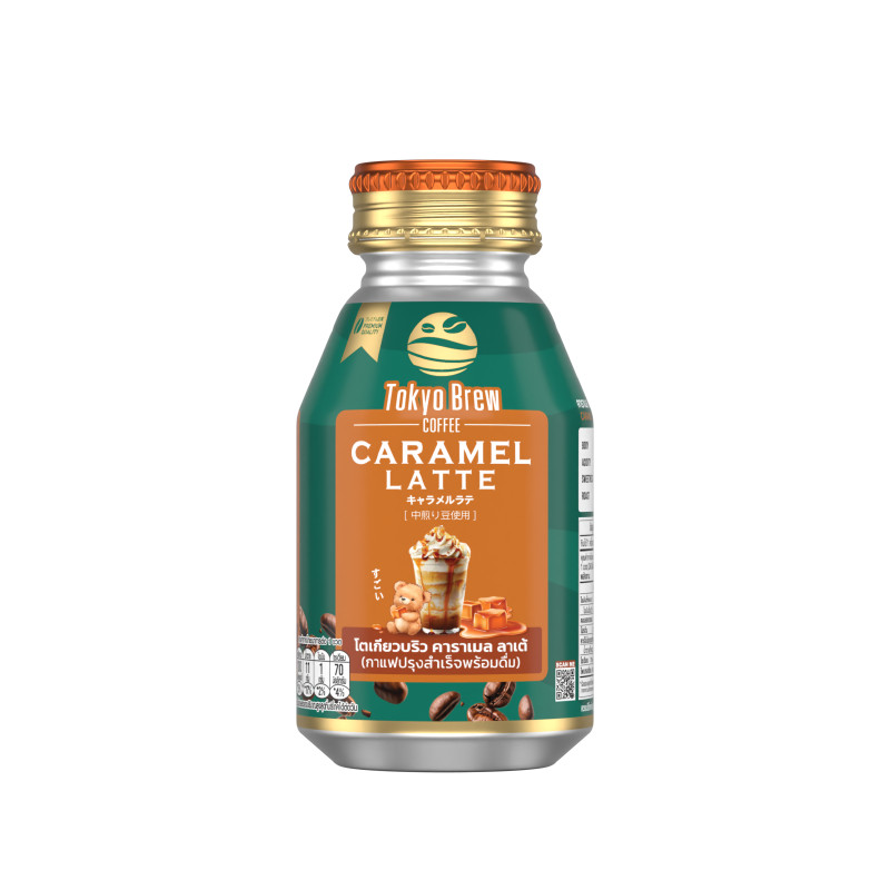 TOKYO BREW คาราเมล ลาเต้ ขนาด 260 มล. (แพ็ค 4 ขวด)