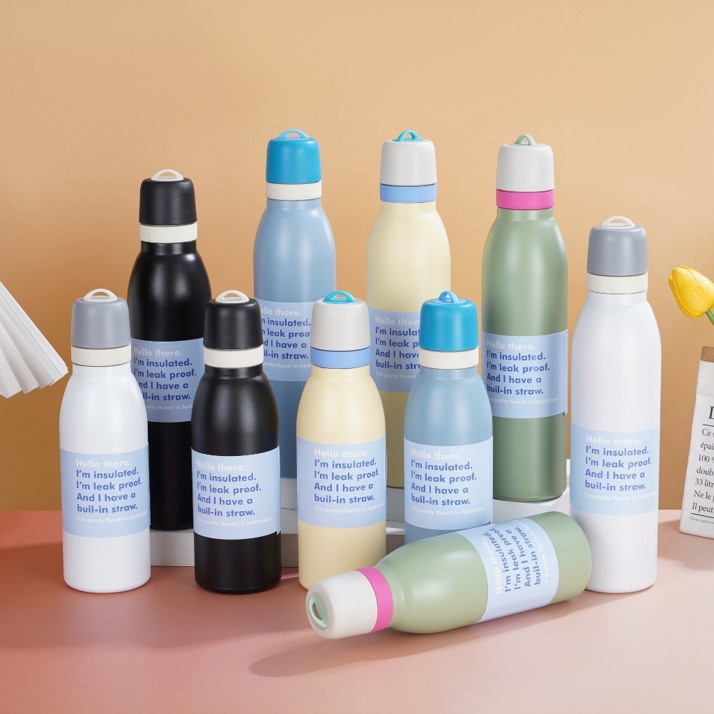 แก้วเก็บความเย็น SUS304 18oz แก้วน้ำสแตนเลส Food Grade