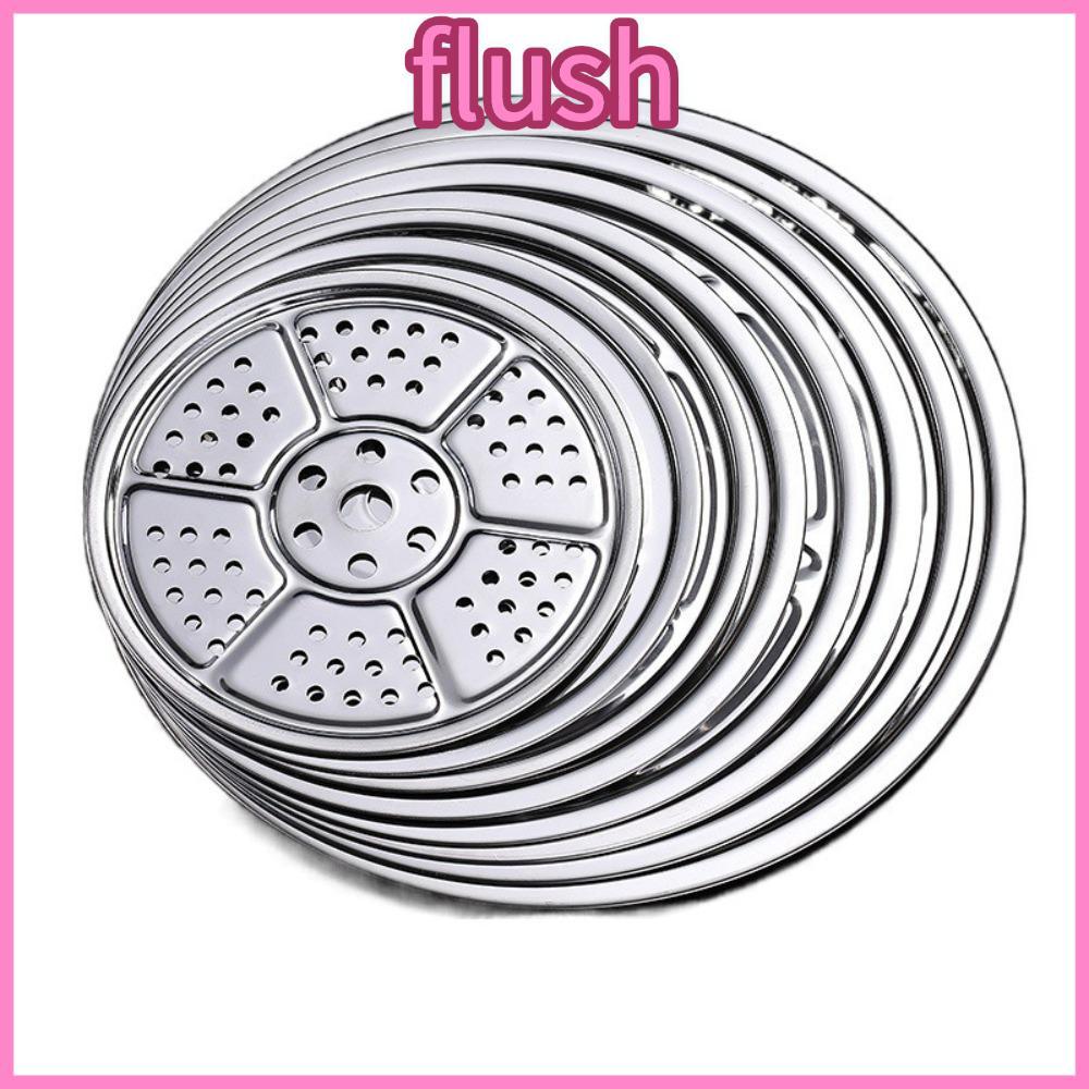 FLUSH หม้อไอน้ําแผ่นนึ่ง, ช่องสแตนเลส Gadgets ครัว Steamer, รอบ 16-34 ซม.ถาดทําอาหาร