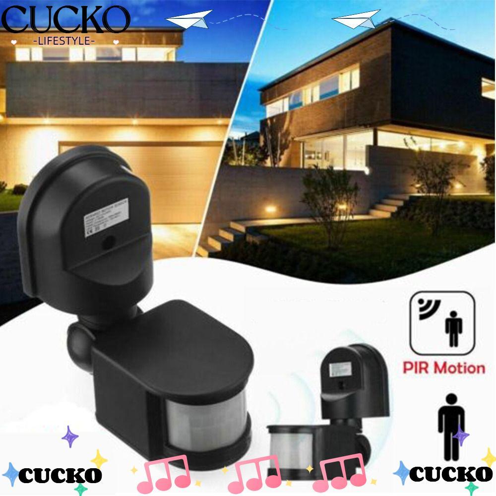 CUCKO อินฟราเรด PIR กลางแจ้ง 220V เครื่องตรวจจับการเคลื่อนไหวติดผนัง