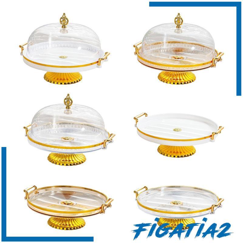 [Figatia2] Desert เสิร์ฟแผ่น Footed Pastry Display Server ขนมเสิร์ฟ Platter สําหรับชีสเค้กค็อกเทลคัพ