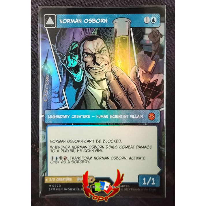 Wanzhi ยี่ห้อ SPM ภาพวาดที่แตกต่างกัน Norman Osborn Norman Osborn// Green Magic Ping/Flash สินค้าทั้