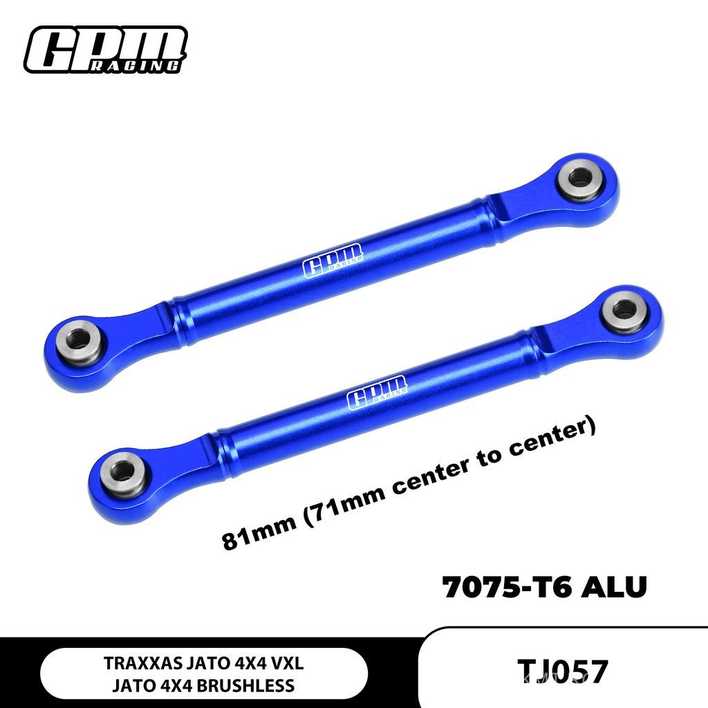 TRAXXAS 1/8 JATO 4X4 VXL อลูมิเนียม 7075 ด้านหลัง Upper Arm Tie Rod