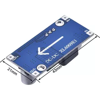 5pcs XL6009 Boost โมดูล DC-DC ปรับโมดูล DC3.0-30V ถึง DC5-35V เอาต์พุตแรงดันไฟฟ้า Power Converter โมดูลแผงวงจร