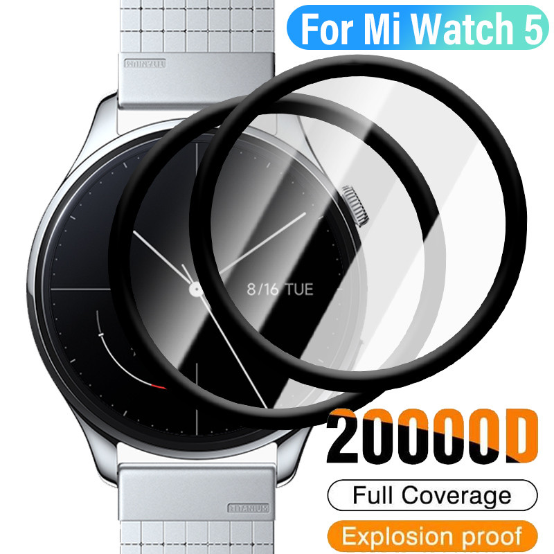 สําหรับ Xiaomi Mi Watch 5 ป้องกันหน้าจอ HD Ultra-Clear Soft PMMA ฟิล์ม Scratch-Resistant ฟิล์มป้องกั