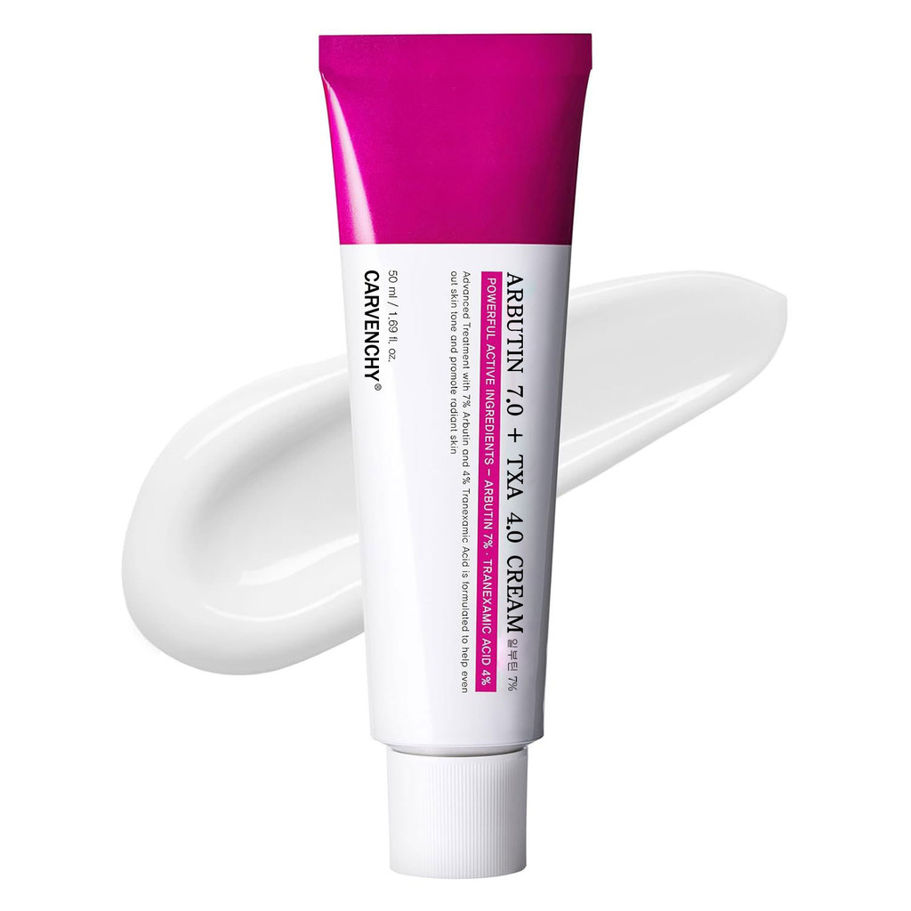 Carvenchy Arbutin 7% Tranexamic Acid 4% Cream 50ml Brightening Arbutin 7.0 + TXA 4.0 Face Cream