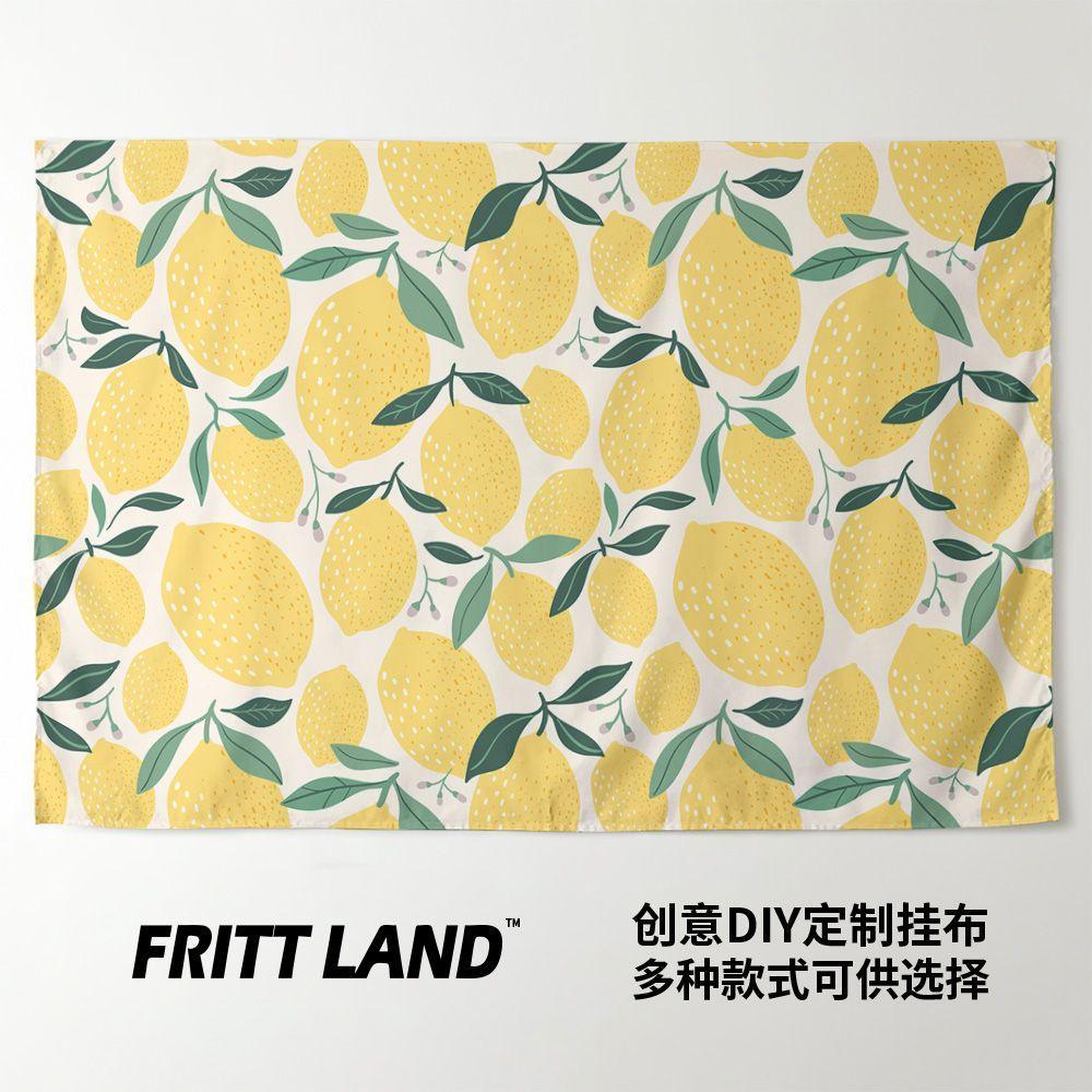 โปสเตอร์ตกแต่งน้ํามะนาวและชาผลไม้เหมาะสําหรับร้านเครื่องดื่มแผงลอยรถพรมภาพวาดสามารถปรับแต่งด้วยผ้าพื้นหลังและจี้สามารถใช้เป็นตกแ