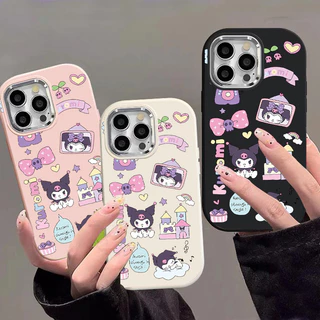 ส่งของเร็ว เคสสำหรับไอโฟน12 การ์ตูนคุลมี สนุก เคสมือถือกล้องสีเงิน for IPhone17 16 11 12 13 14 15Pro MAX XS XR 6/7/8PLUS