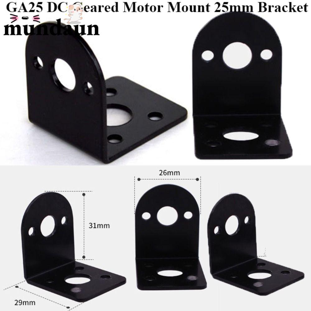 MUNDAUN GA25 DC Geared High Torque Motor Fixing Holder Stand 2418 2430 L Shape Mount