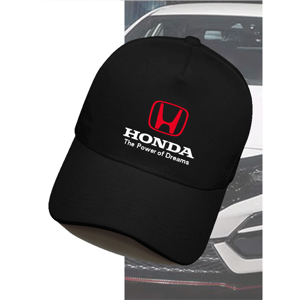 honda honda ดัดแปลงวัฒนธรรมและการพักผ่อน หมวกแหลม หมวกกันแดด หมวกเบสบอล พิมพ์ลาย