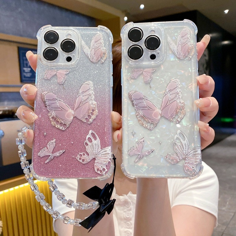 3D ผีเสื้อเคสโทรศัพท์สําหรับ Redmi 15C A5 A3 A1 14C 13C 12C 9A 9C 10C Poco M8 C85 C71 F7 Ultra X7 X6