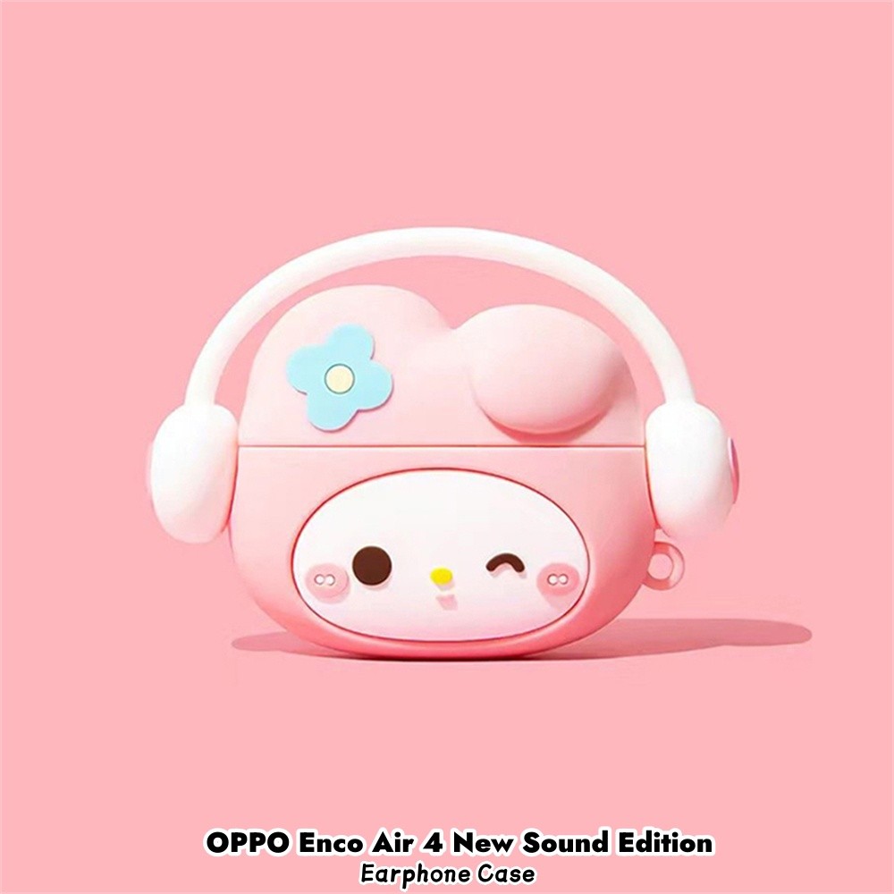 คุณภาพสูงสําหรับ OPPO Enco Air 4 New Sound Edition Case Casing Soft Silicone Cute Cartoon Headphone 