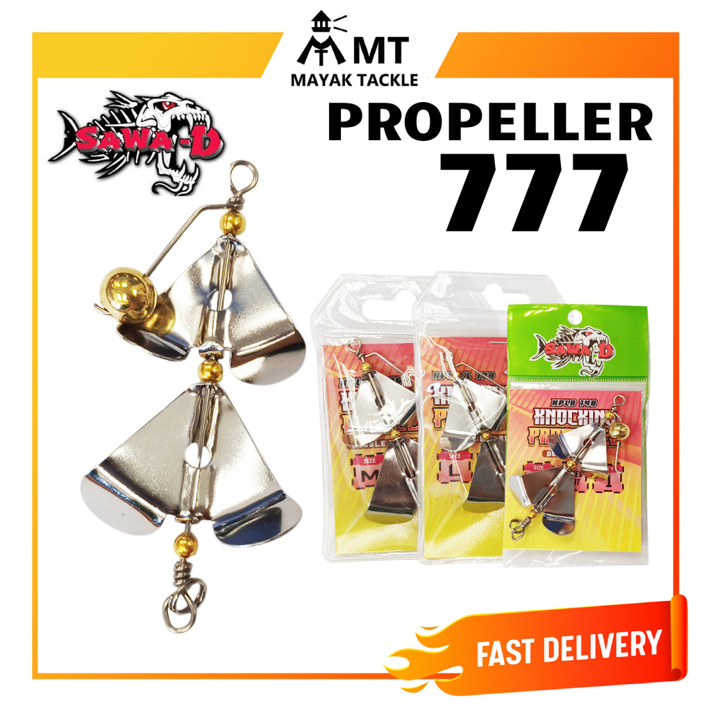 SAWA-D KNOCKING PROPELLER 777 KPLB/L 148 สําหรับเหยื่อที่ต้องการ