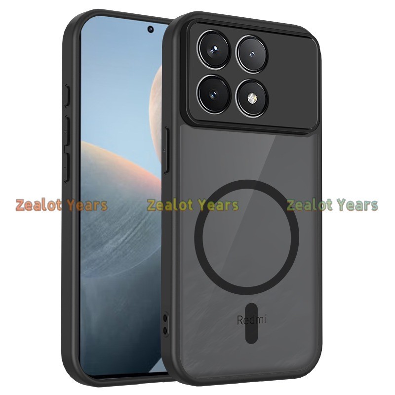 สําหรับ Xiaomi POCO F8 Pro 5G F8Pro กรณี Matte Frosted Clear เคสโทรศัพท์ฝาครอบแม่เหล็ก - รูปที่ 3