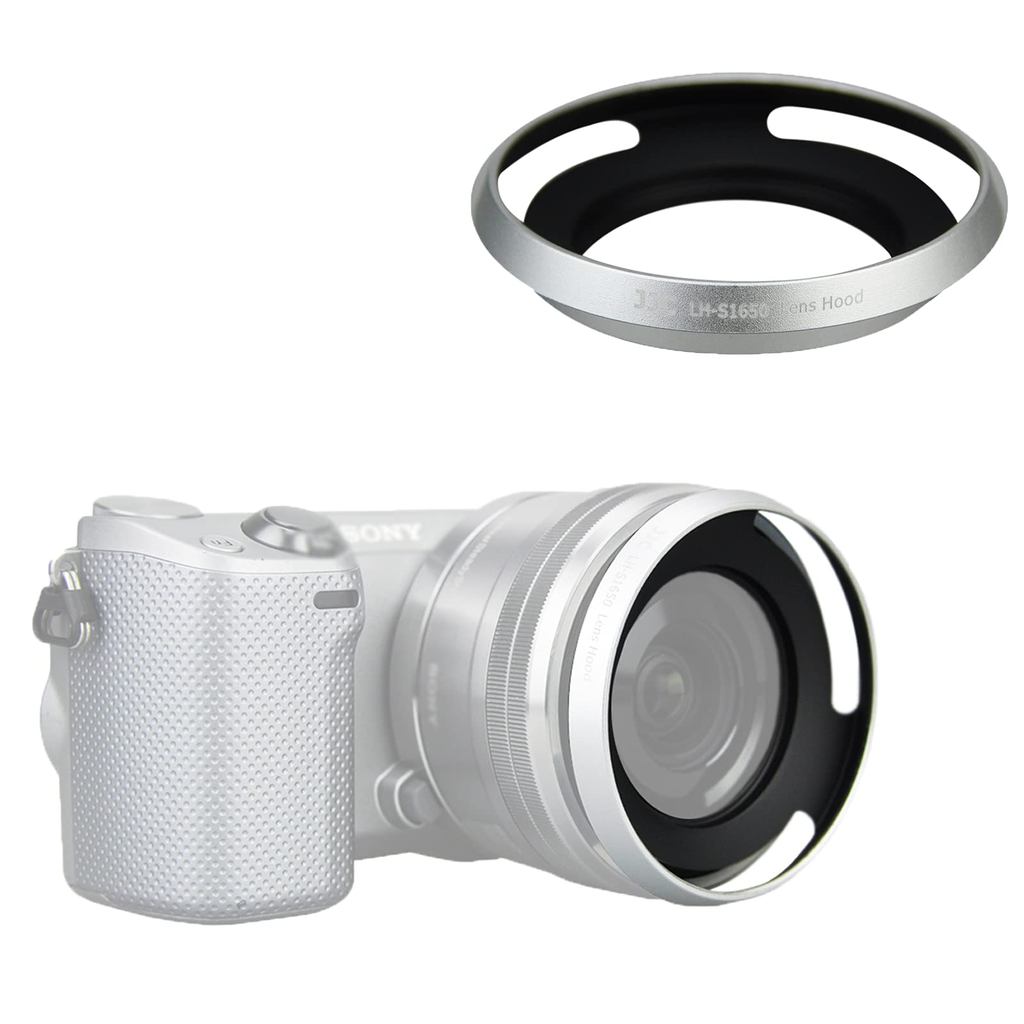 【From Japan】
JJC Screw-in Lens Hood Compatible with E PZ 16-50mm F3.5-5.6 OSS SELP1650 Lens and Prot