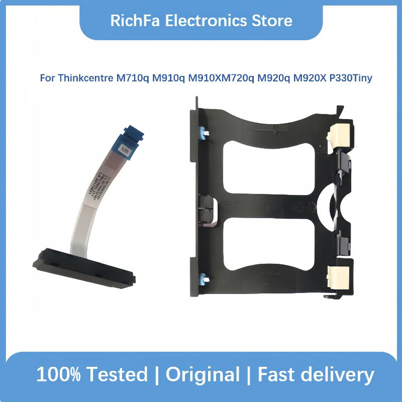 สําหรับ Lenovo ThinkCentre M710q M720q M910q M910x M920q M920x SATA HDD Caddy Bracket & สาย 00XL211 