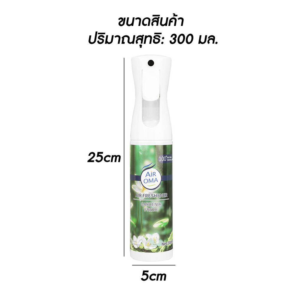 สเปรย์ฉีดน้ำหอมแบบขวด 300 ml ดับกลิ่น รถยนต์ ตู้เสื้อผ้า ลิ้นชัก ป้องกันกลิ่นอับ ดับกลิ่นไม่พึงประสงค์ - รูปที่ 4