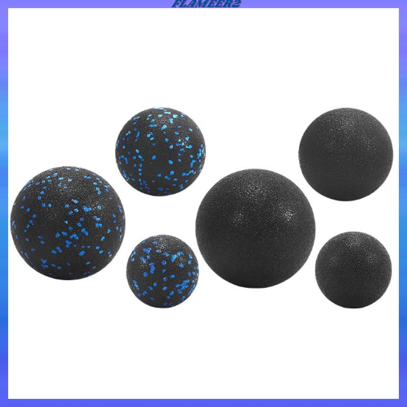 [Flameer2] ลูกบอลนวด 3x ลูกบอลนวดหลังขนาดกะทัดรัด ลูกบอลพังผืดอักเสบสําหรับร่างกายยิมกีฬา
