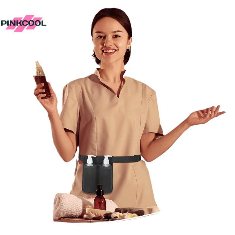 PINKCOOL Care Oil Bottle Fanny Pa Therapist Oil Bottle Storage Bag ขวดนวด Fanny Pa Oil Bottle Cover 