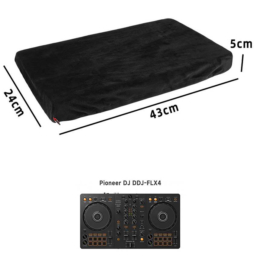 4-Channel DJ Controller Ultra-Soft Dust Cover DJ ตุ๊กตาสั้นป้องกันกรณีอุปกรณ์เสริมสําหรับ Pioneer DJ